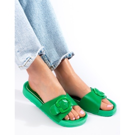 Posuvné zelené spony Shelovet zelená 1 Posuvné zelené spony Shelovet zelená 1