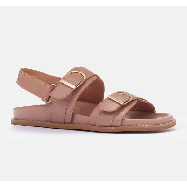 Marco Shoes Sandály se sponou béžový 1