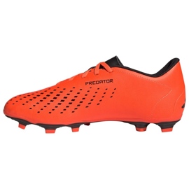 Kopačky Adidas Predator Accuracy.4 Fg M GW4603 pomerančový pomeranče a červené 1