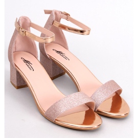 Sandály na podpatku Costello Champagne zlatý 1