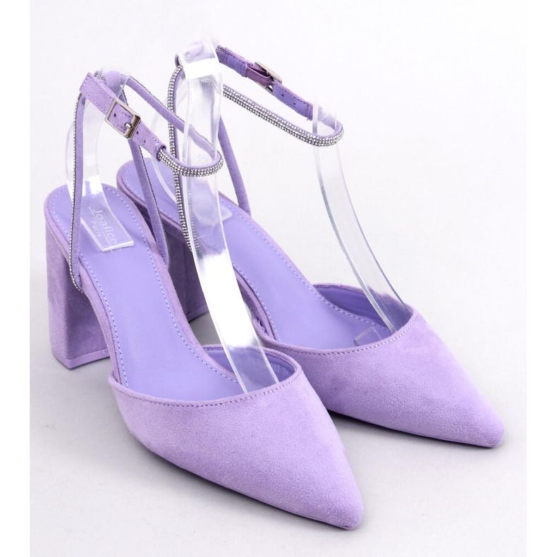 Lodičky na otevřeném podpatku od Esten Purple fialová 1