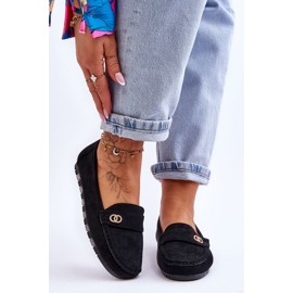 Černé semišové mokasíny Castelo černý 1