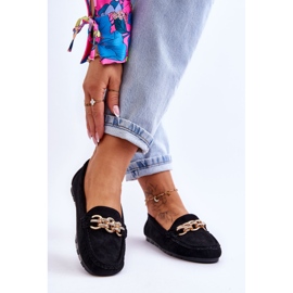 Dámské semišové mokasíny černé Sorento černá 2