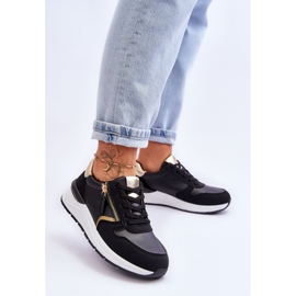 PG1 Dámská sportovní obuv se zipem černá Larisa 2