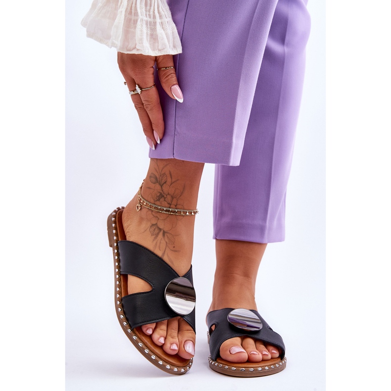 Vinceza Dámské černé ploché podpatky Kenley černá 1