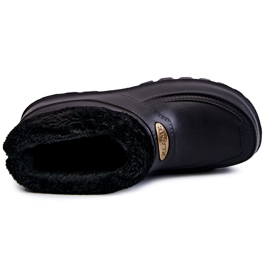 PM2 Pánské zateplené pěnové holínky do deště černé Tanyo černá 2