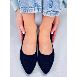 Prolamované baleríny Forlani Black černý 1