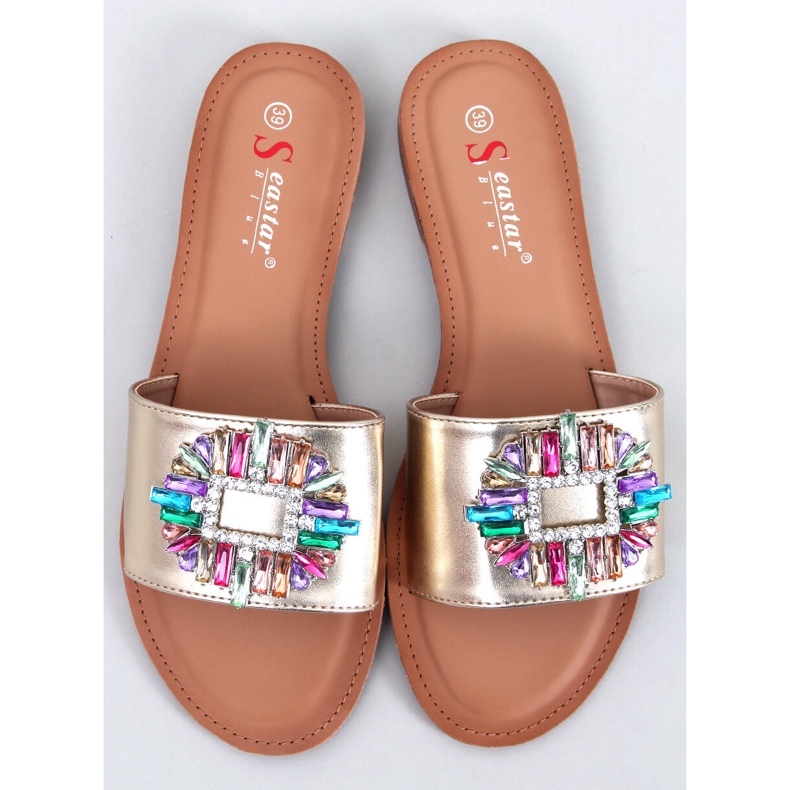 Seastar Lowell Gold barevné kamenné skluzavky zlatý 1