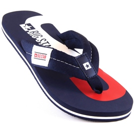 Pánské pantofle Big Star JJ174528 modrý 1