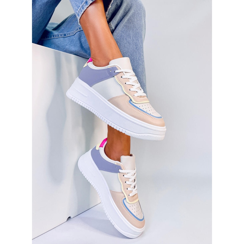 Béžové tenisky Colorful Fields vícebarevný 1