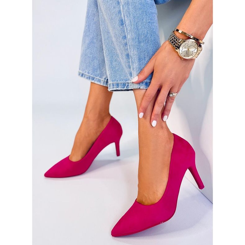 Klasické dámské lodičky Eurielle Fuchsia růžový 2