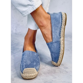 Dámské espadrilky Zahn Jeans modrý 2