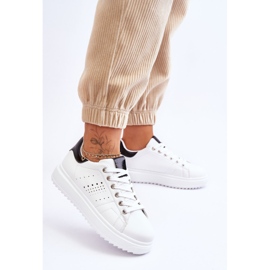 Dámská sportovní obuv bílá a černá buďte první! bílý 2