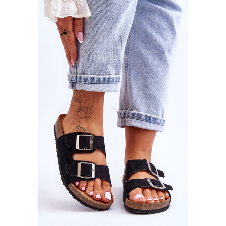 FB1 Dámské nazouvací sandály černé Destino černá 1