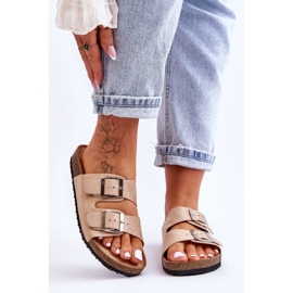 FB1 Dámské nazouváky Béžová Destino béžový 1