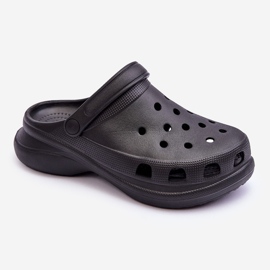 PG2 Pěna Klouže Crocs Na Robustní Podrážce černá Katniss 1