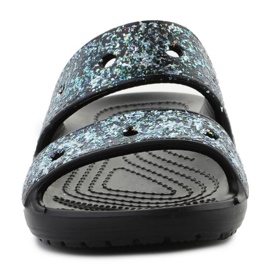 Crocs Classic Glitter Sandal 207788-0C4 žabky černá 1
