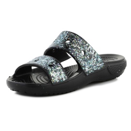 Crocs Classic Glitter Sandal 207788-0C4 žabky černá 2