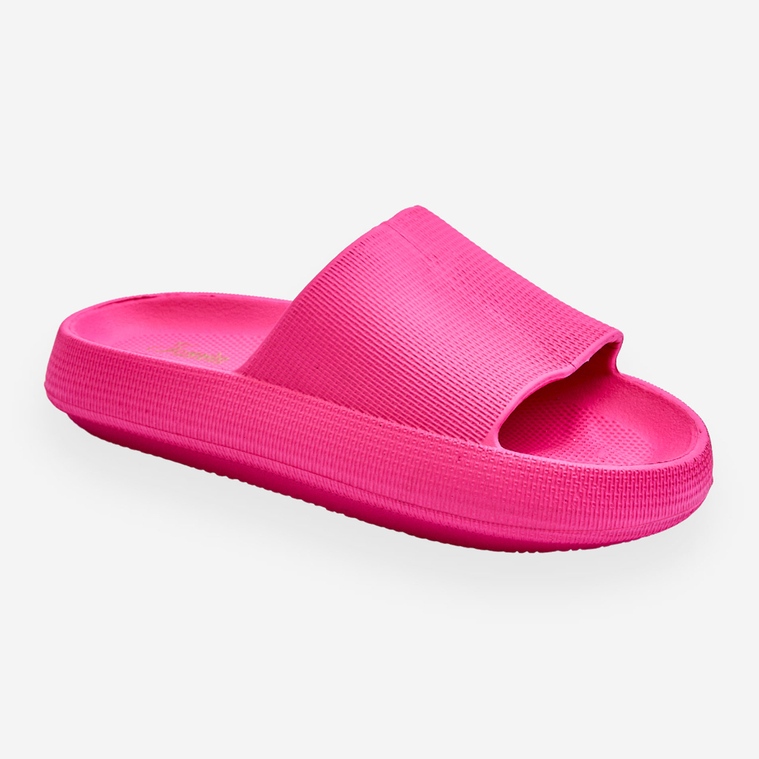 Fashion Módní pěnové pantofle na robustní platformě Fuchsia Linnea růžový 1