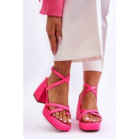 FS1 Módní růžové Secret Rose vysoké podpatky a sandály na platformě růžový 1 FS1 Módní růžové Secret Rose vysoké podpatky a sandály na platformě růžový 1