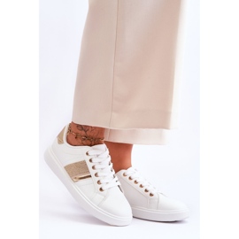 Dámská sportovní obuv s tryskami bílo-zlatá Axelle bílý 1