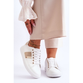 Dámská sportovní obuv s tryskami bílo-zlatá Axelle bílý 2 Dámská sportovní obuv s tryskami bílo-zlatá Axelle bílý 2