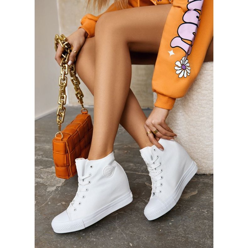 Dámské tenisky Big Star White FF274A192 bílý 4