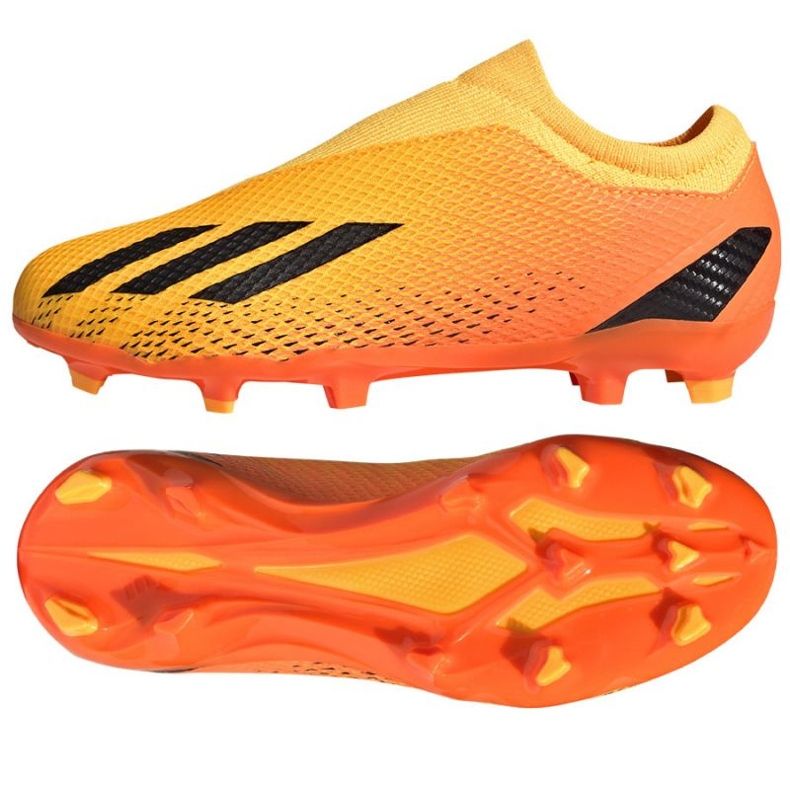 Kopačky Adidas X Speedportal.3 Ll Fg Jr GZ5060 oranžový pomeranče a červené 1 Kopačky Adidas X Speedportal.3 Ll Fg Jr GZ5060 oranžový pomeranče a červené 1