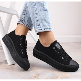 Tenisky na platformě Big Star W INT1874A černé černý 2