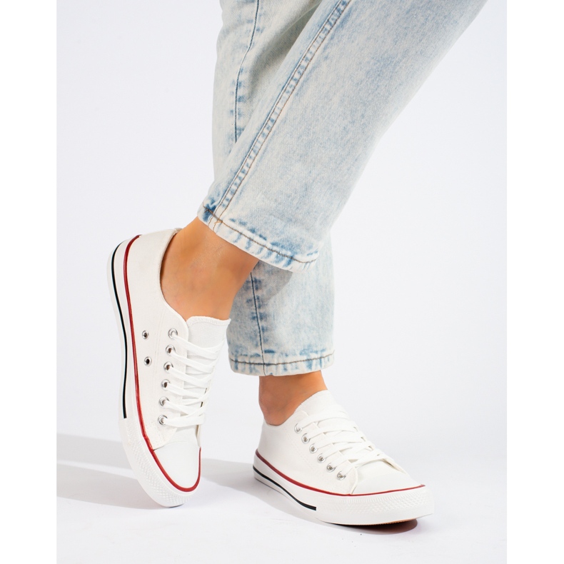 J. Star Klasické bílé tenisky bílý 1