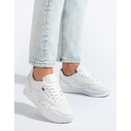 Dámské bílé sportovní boty Shelovet bílý 1 Dámské bílé sportovní boty Shelovet bílý 1