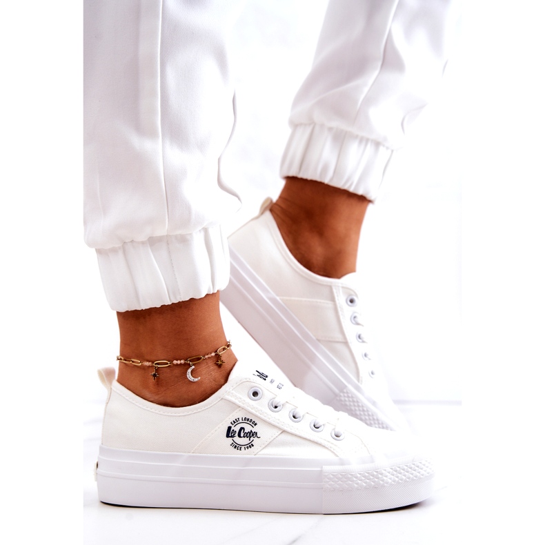 Tenisky na Lee Cooper LCW-22-31-0837L White Platform bílý 1