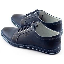 Polbut Pánské boty 320 navy blue modrý 4