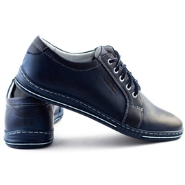 Polbut Pánské boty 320 navy blue modrý 3