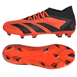 Kopačky Adidas Predator Accuracy.3 Fg M GW4591 červené pomeranče a červené 1
