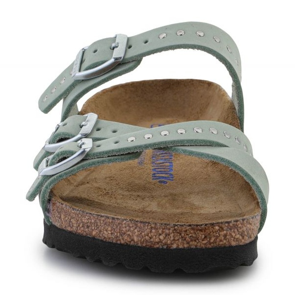 Vstřikované nýty Birkenstock Franca Matcha Slippers W 1024267 zelený 1