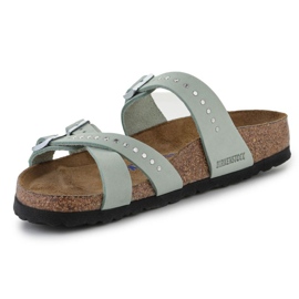Vstřikované nýty Birkenstock Franca Matcha Slippers W 1024267 zelená 2