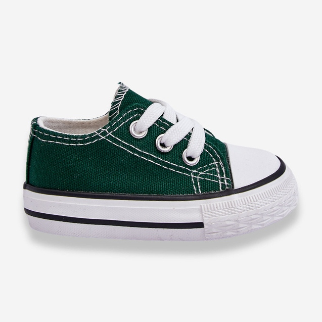 Dětské klasické tenisky Green Filemon zelený 1