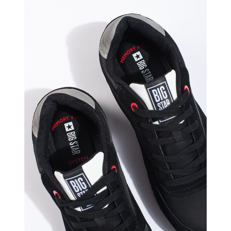 Pánská sportovní obuv černá Big Star LL174158 Paměťová pěna 1