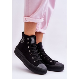 Dámské vysoké tenisky Big Star LL274A182 Black černá 2