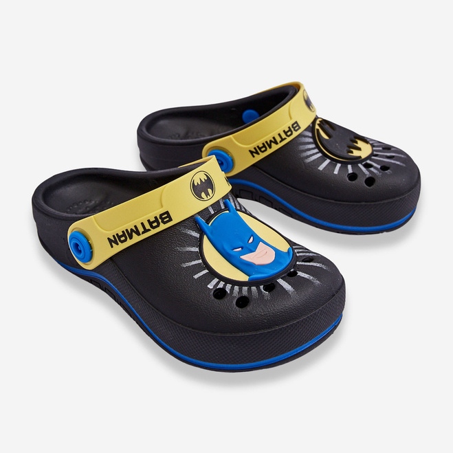 Zaxy Dětské Crocs Batman Grendene Kids JJ385005 Black černá 2 Zaxy Dětské Crocs Batman Grendene Kids JJ385005 Black černá 2