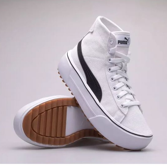 Boty Puma Kaia Mid Cv W 384409-01 bílý 1