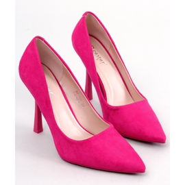 Seastar Dámské semišové podpatky Camerin Fuchsia růžový 1