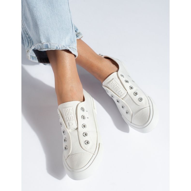 Bílé tenisky LL274162 Big Star bílý 1 Bílé tenisky LL274162 Big Star bílý 1