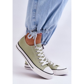FR1 Dámské klasické nízké tenisky Light Green Vegas zelený 2