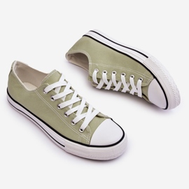 FR1 Dámské klasické nízké tenisky Light Green Vegas zelený 1