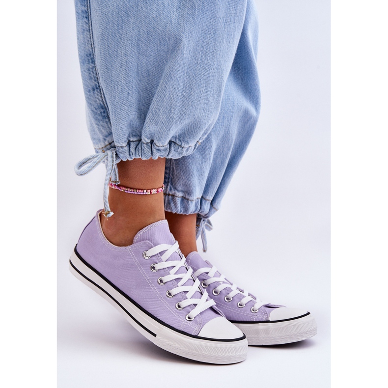 Dámské klasické nízké tenisky Purple Vegas fialová 1