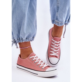 FR1 Dámské klasické nízké tenisky tmavě růžové Vegas růžový 2