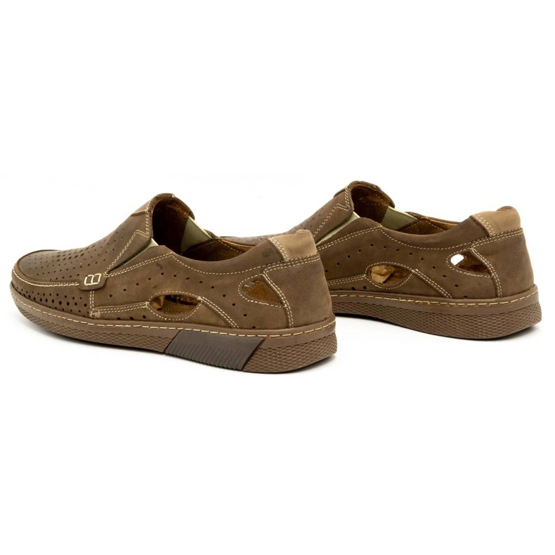 Olivier Kožené pánské boty 937MP hnědé hnědý 5