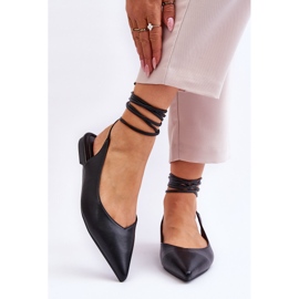 WS1 Dámské baleríny Tied Point Black Turriso černá 1 WS1 Dámské baleríny Tied Point Black Turriso černá 1